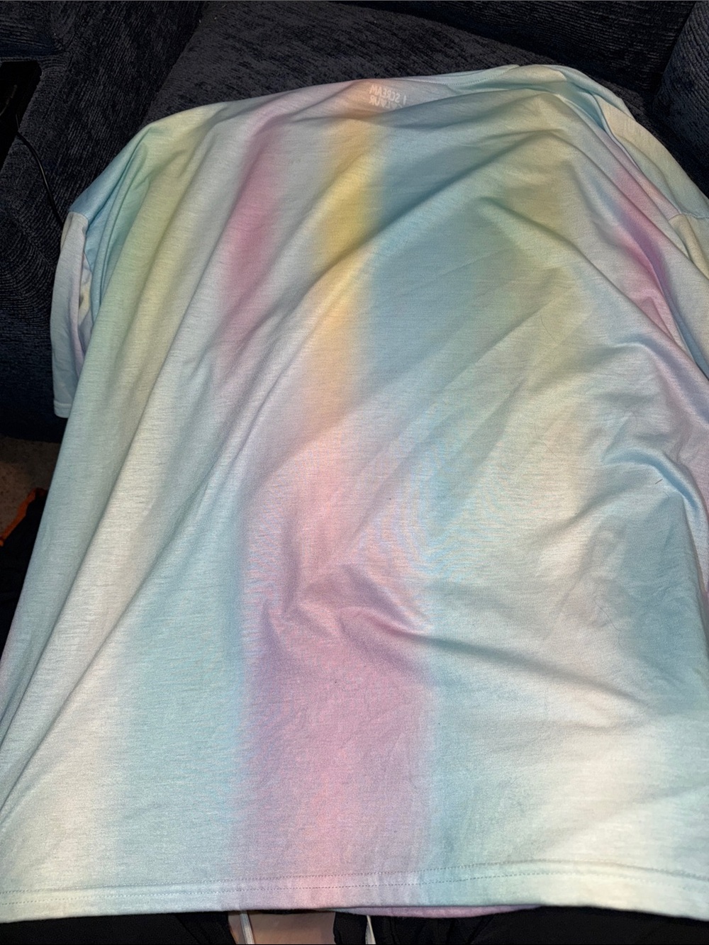 I SCREAM COLOUR Pastel Tie-Dye Graphic Tee - Picture 4 of 4